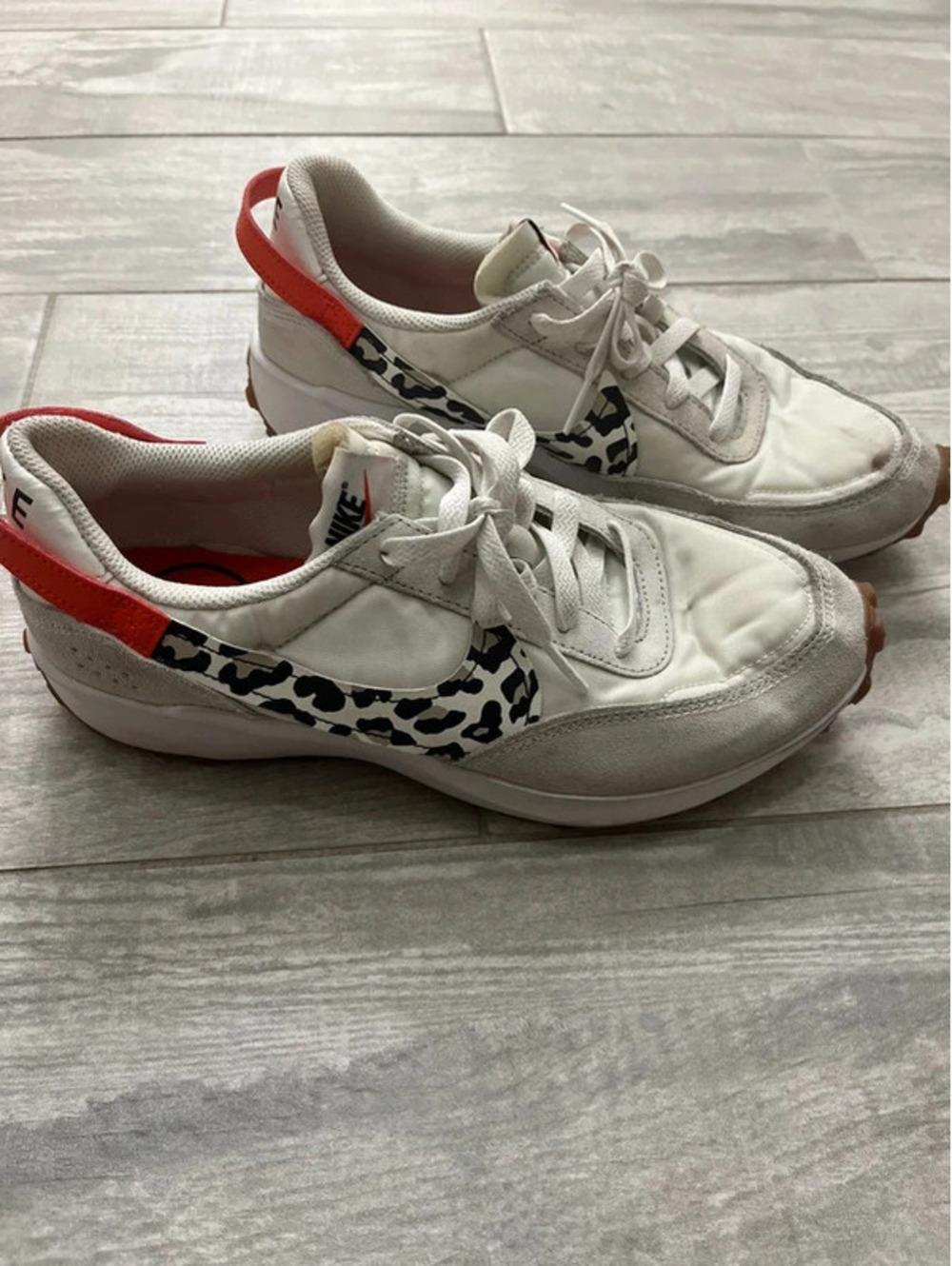 Nike Sneakers with Leopard Logo
